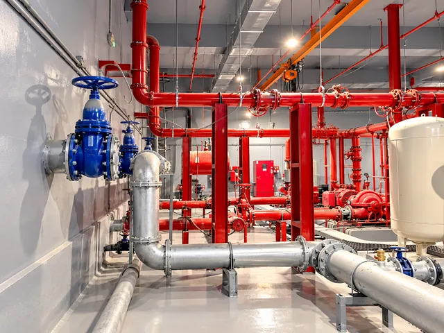 Pump-room headers and valves