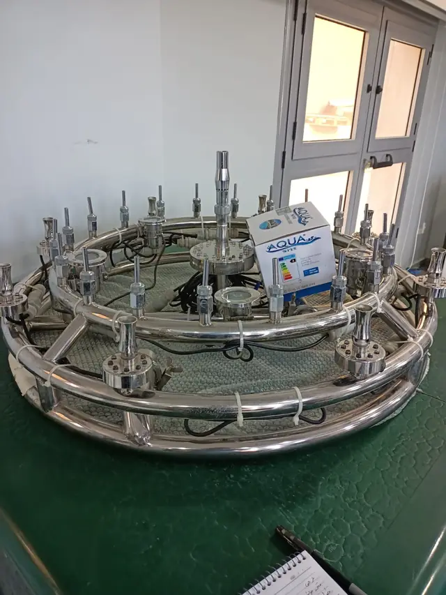 Fabricated nozzle ring before installation